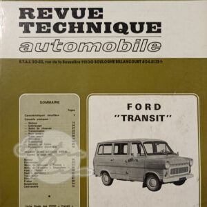 Revue Technique Etude RTA Ford Transit