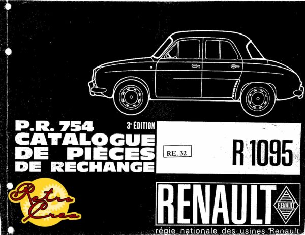 Catalogue Pièces Renault Dauphine R1095