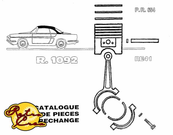 Catalogue Pièces Renault Caravelle Floride R1092