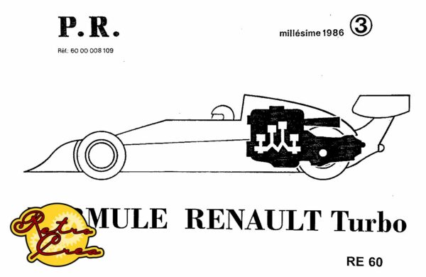 Catalogue Pièces Renault Formule Renault Turbo 1986 3