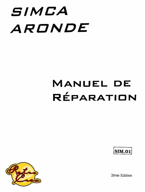 Manuel Réparation Simca Aronde