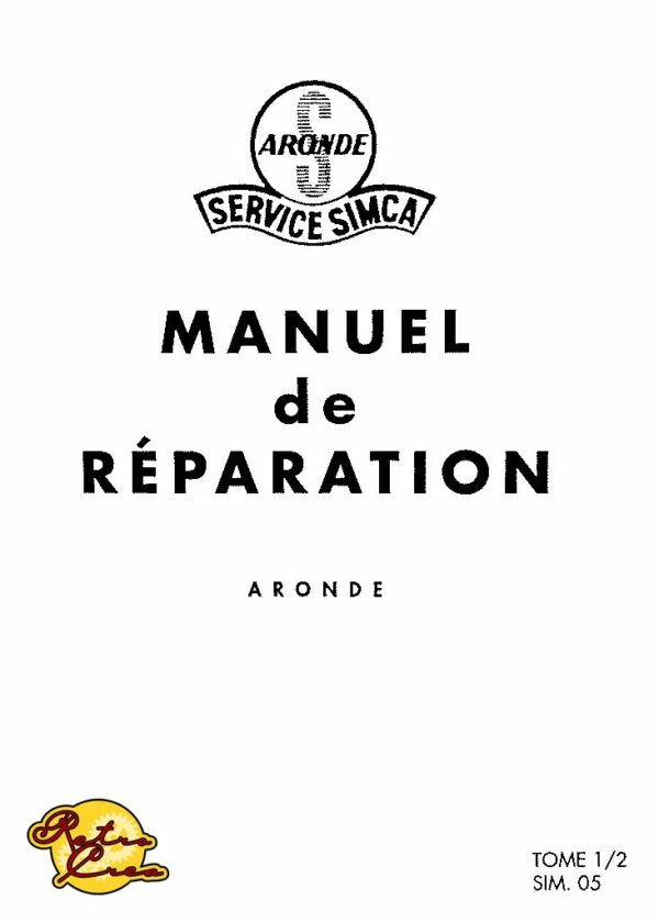 Manuel Réparation Simca Aronde