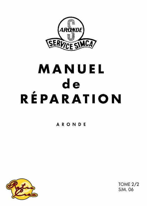 Manuel Réparation Simca Aronde